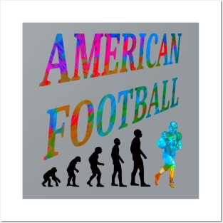 Evolution American Football Posters and Art